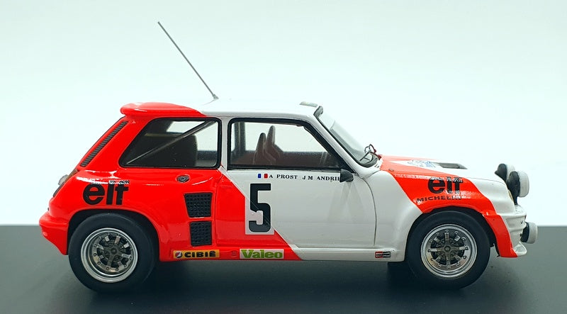 Spark 1/43 Scale SF197 - Renault 5 Turbo #5 Rally de Var 1982