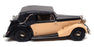 J&M Classics 1/43 Scale JM1270A - Alvis 12/70 Drophead - Black/Safari Beige