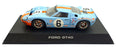 Scalextric 1/32 Scale Slot Car C2404 - Ford GT40 #6 1969 - Blue/Orange