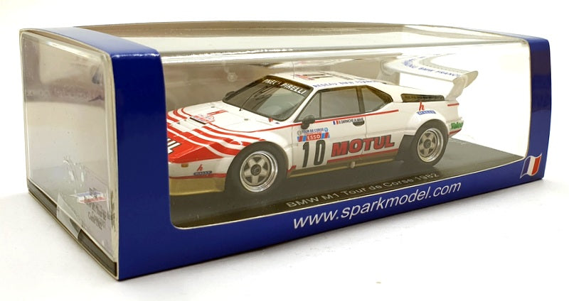 Spark 1/43 Scale SF144 - BMW M1 #10 Tour de Corse 1982