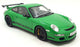 Autoart 1/12 Scale Diecast 12118 - Porsche 997 GT3 RS - Green/Black Stripes