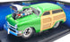 Muscle Machine 1/18 Scale Diecast 61184 - 1950 Ford Woody Green/Brown