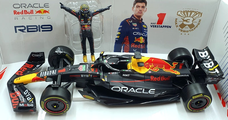 Burago 1/24 Scale Diecast 18-28036 - Red Bull F1 RB19 Team 2023 Verstappen #1