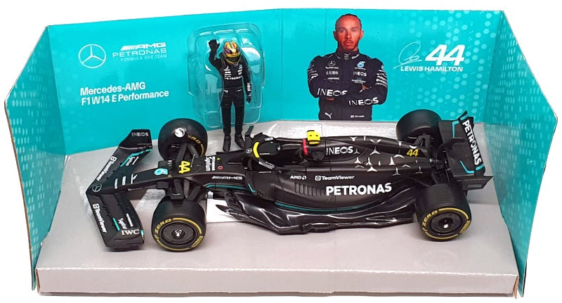 Burago 1/24 Scale 18-28037 - Mercedes AMG F1W14 #44 Lewis Hamilton 2023 - Black