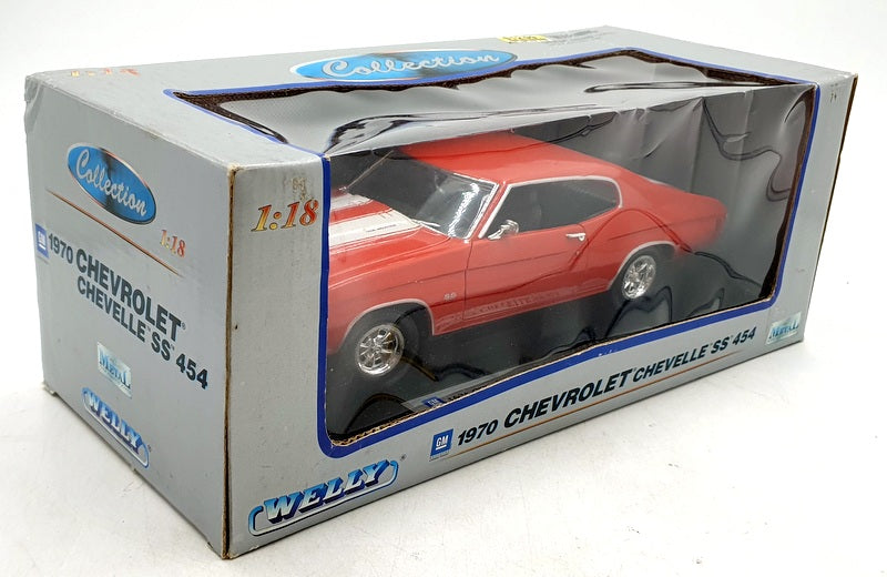 Welly 1/18 Scale Diecast 2111 - 1970 Chevrolet Chevelle SS 454 - Red