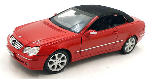 Kyosho 1/18 Scale Diecast DC211124F - Mercedes-Benz CLK Cabrio - Red