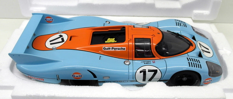 Autoart 1/18 Scale Diecast 87170 - Porsche 917L Le Mans 1971 Siffert Bell Gulf