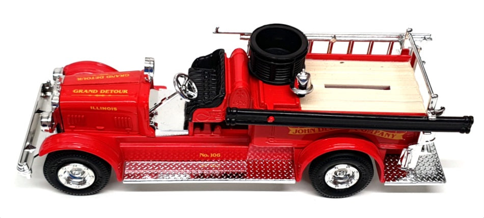 Ertl 1/30 Scale 5710  - 1926 Seagrave Fire Truck Bank - Grand Detours J.Deere