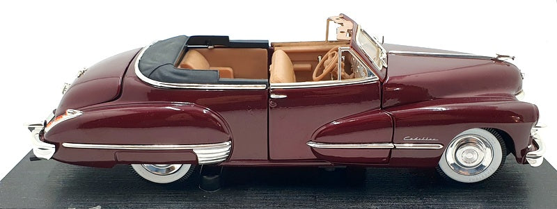 Anson 1/18 Scale Diecast 30345 - 1947 Cadillac Series 62 - Dark Met Red