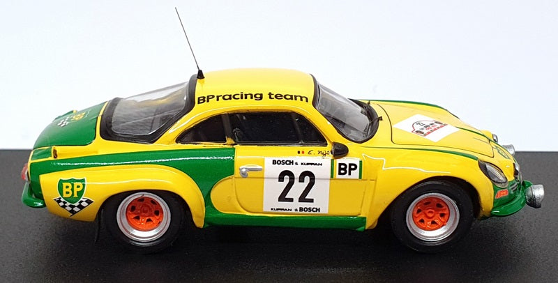 Trofeu 1/43 Scale RR.be 06 Alpine Renault A110 #22 Ypres Rally 1976 Yellow/Green