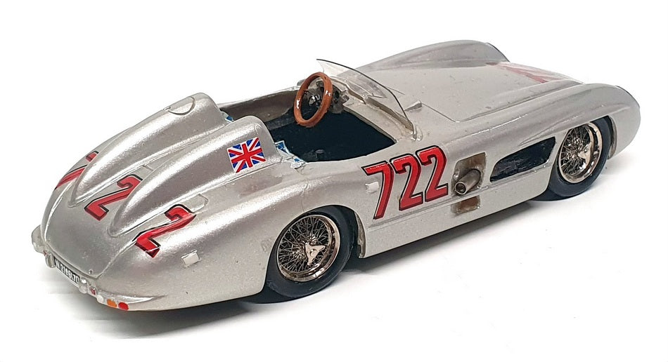 Record 1/43 Scale Built Kit No.722 - Mercedes 300 SLR Race Car - Silver