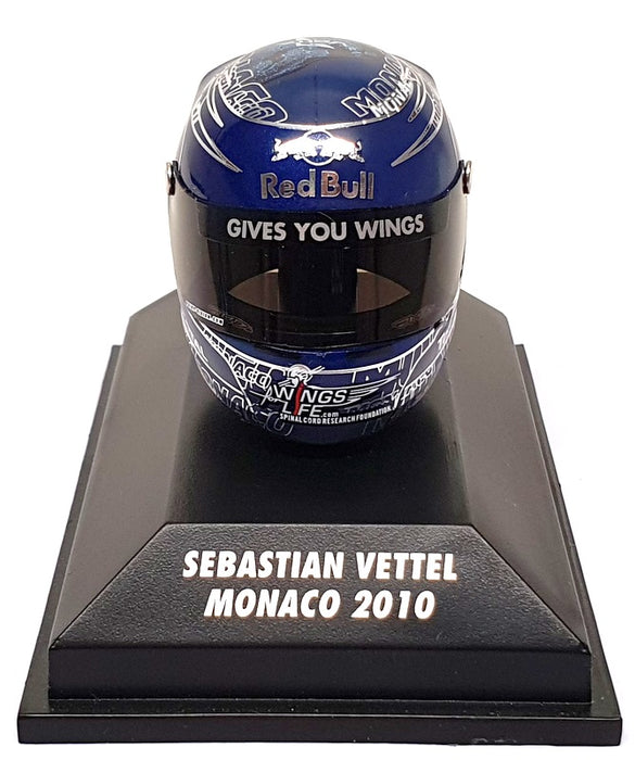 Minichamps 1/8 Scale 381 100205 - F1 Arai Helmet Monaco GP 2010 S. Vettel