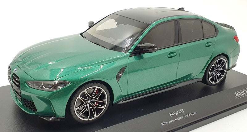 Minichamps 1/18 Scale 155 020200 BMW M3 2020 - Metallic Green