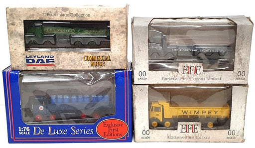 EFE 1/76 Scale Diecast LSET04 - Set Of 4 Lorry's Leyland (1) AEC (3)