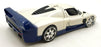 Hot Wheels 1/18 Scale Diecast 101124L - Maserati MC12 - White/Blue