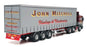 Corgi 1/50 Scale CC13409 - MAN TGA XXL Curtainside John Mitchell - Maroon/Grey