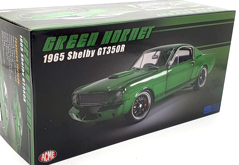 Acme 1/18 Scale Diecast A1801845 - 1965 Shelby GT350R Green Hornet