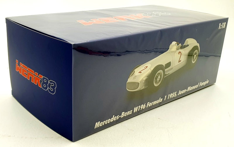 Werk83 1/18 Scale Diecast W1801806 - Mercedes-Benz W196 F1 1955 #2 Fangio