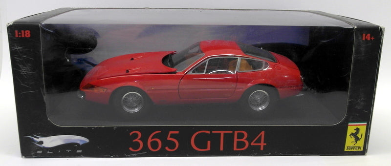 Hot Wheels Elite 1/18 Scale diecast - L2980 Ferrari 365 GTB4 Rosso Red