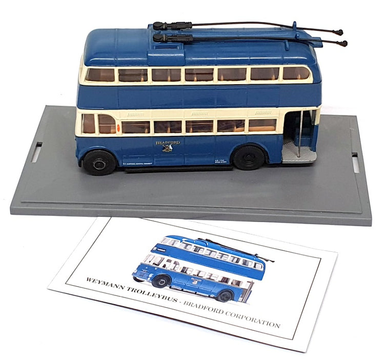 Corgi 1/76 Scale 40104 - Weymann Trolleybus Bradford Corp. R89 - Blue