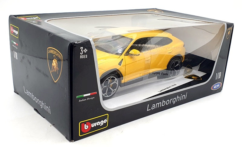 Burago 1/18 Scale Diecast 18-11042 - Lamborghini Urus - Yellow