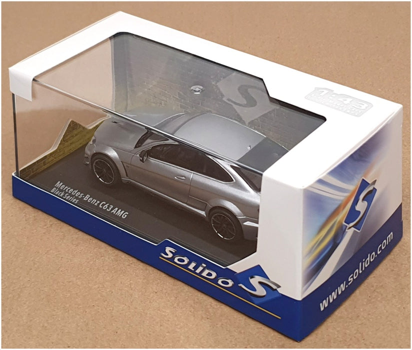 Solido 1/43 Scale S4311604 - Mercedes Benz C63 AMG Black Series - Silver