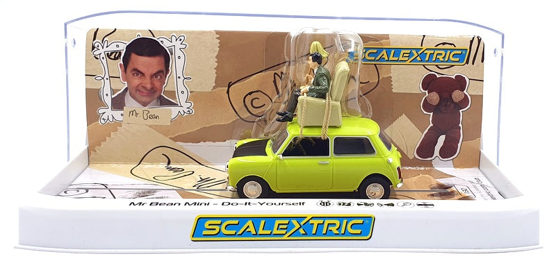 Scalextric 1/32 Scale Slot Car C4334 - Mini Do-It-Yourself Mr. Bean - Green