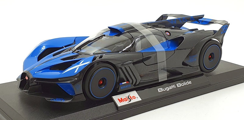 Maisto 1/18 Scale Diecast 46629 - Bugatti Bolide - Blue/Black — R.M ...