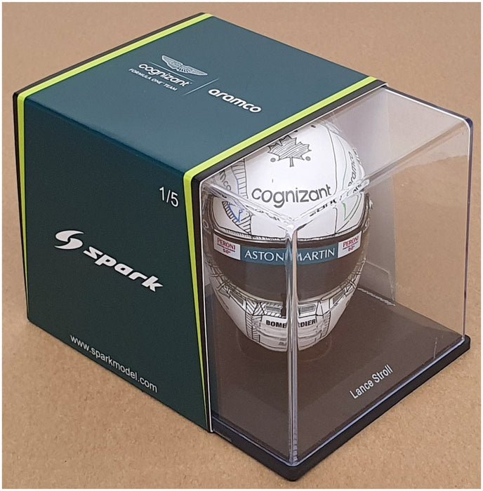 Spark 1/5 Scale 5HF104 - Helmet F1 Aston Martin L. Stroll Japanese GP 2023