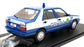 Mitica 1/18 Scale 201007-D - 1987 Fiat Croma CHT Polizia Light Blue / White