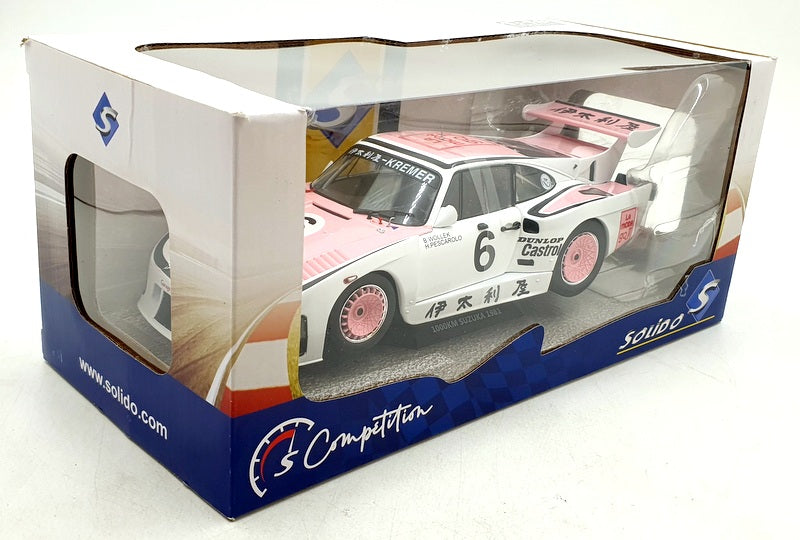 Solido 1/18 Scale Diecast S1807204 - Porsche 935 K3 Suzuka 1981 B.Wollek #6