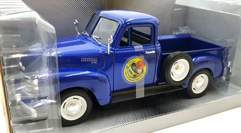 Welly 1/24 Scale Diecast 2087W - 1953 Chevrolet 3100 Pick Up WD-40 Blue