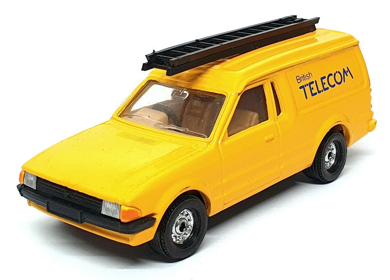 Corgi 11.5cm Long Diecast 503 - Ford Escort Van (British Telecom) Yellow