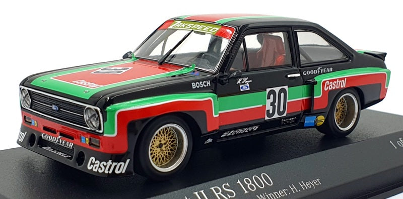 Minichamps 1/43 Scale 400 768430 Ford Escort II RS 1800 #30 DRM M. Finthen 1976