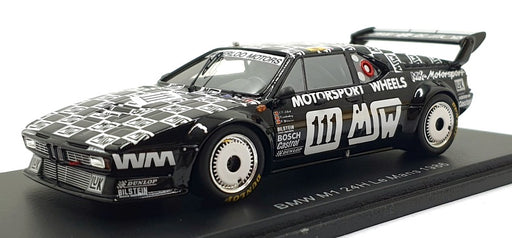 Spark 1/43 Scale S6413 - BMW M1 #111 24h Le Mans 1986