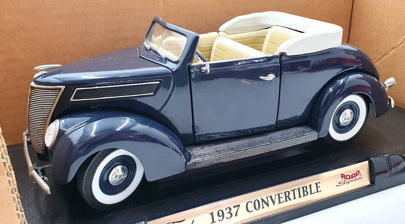 Fairfield Mint 1/18 Scale Diecast 92237 - 1937 Ford Cabriolet - Blue ...