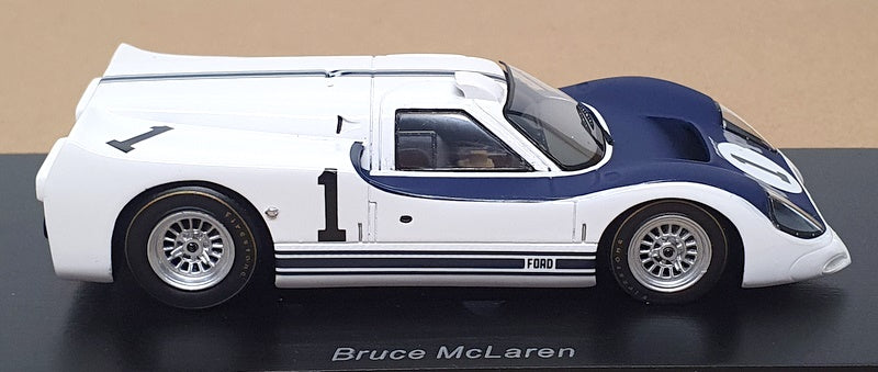 Spark 1/43 Scale S8084 - Ford J Test #1 Le Mans 1966 Bruce McLaren - Blue/White