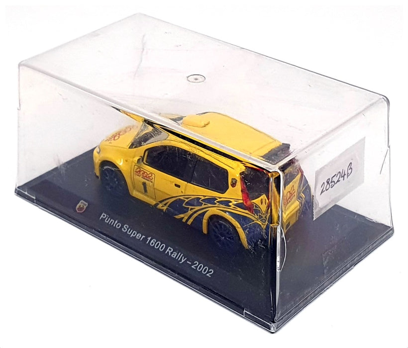 Altaya 1/43 Scale 28524B - Fiat Abarth Punto Super 1600 Rally 2002 #1 - Yellow