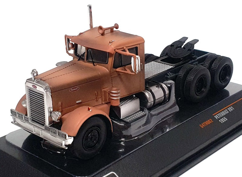 Ixo Models 1/64 Scale Diecast 64TR002 - 1955 Peterbilt 281 Truck - Brown