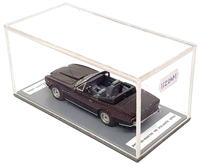 Unknown Brand 1/43 Scale 11224M - Aston Martin V8 Volante Open - Maroon