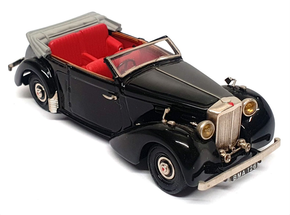 J&M Classics 1/43 Scale CBT7 - Alvis TA14 Convertible - Black