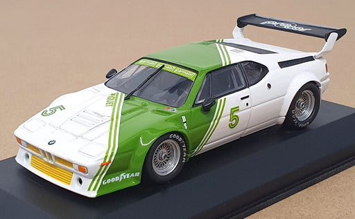 Minichamps 1/43 Scale 430 802505 - BMW M1 Workscar #5 Piquet - White/Green