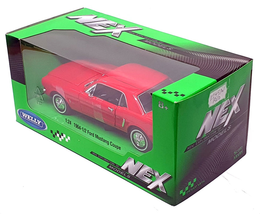 Welly NEX 1/24 Scale 22451W - 1964 ½ Ford Mustang Coupe - Red