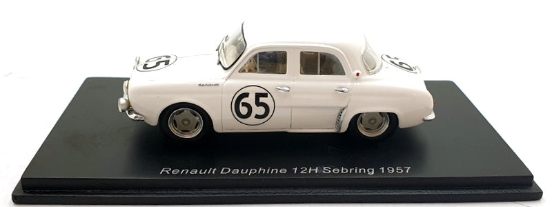 Spark 1/43 Scale S5219 - Renault Dauphine #65 12h Sebring 1957