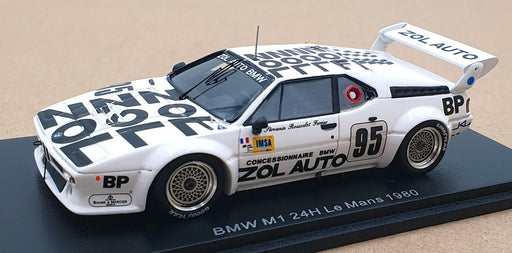 Spark 1/43 Scale S6401 - BMW M1 #95 24h Le Mans 1980