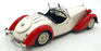 CMC 1/18 Scale Diecast M-075C Audi Front 225 Roadster 1935 - White/Red