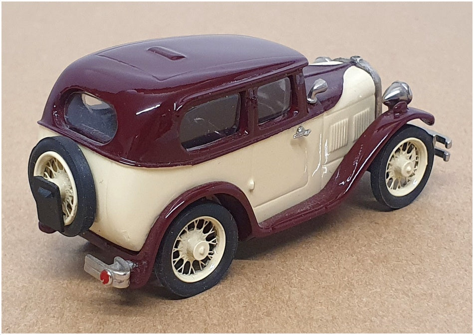 Milestone Miniatures 1/43 Scale GC45M - Austin Swallow Salloon - Maroon/Cream