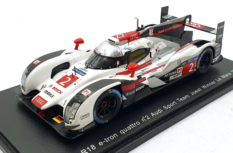 Spark 1/43 Scale 43LM14 - Audi R18 e-tron quattro #2 1st Le Mans 2014