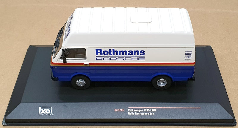 Ixo 1/43 Scale RAC285 - Volkswagen LT35 LWB Van R'Mans Porsche Rally Assistance