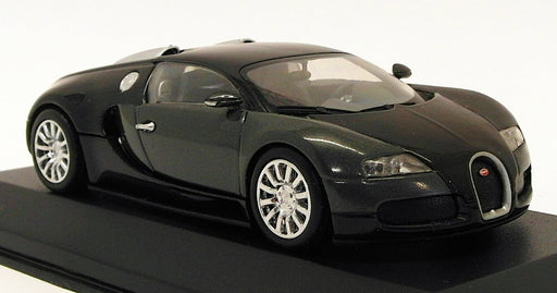 Minichamps 1/43 Scale 400 110820 - 2009 Bugatti Veyron - Metallic Grey Black